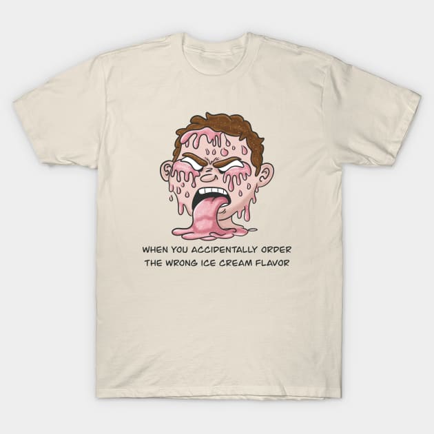 Wrong ice cream flavour T-Shirt by Xatutik-Art